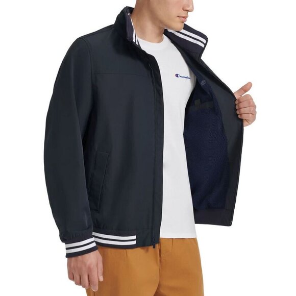 Champion Men's Water Resistant Varsity Bomber Jacket NEW - Picture 3 of 5